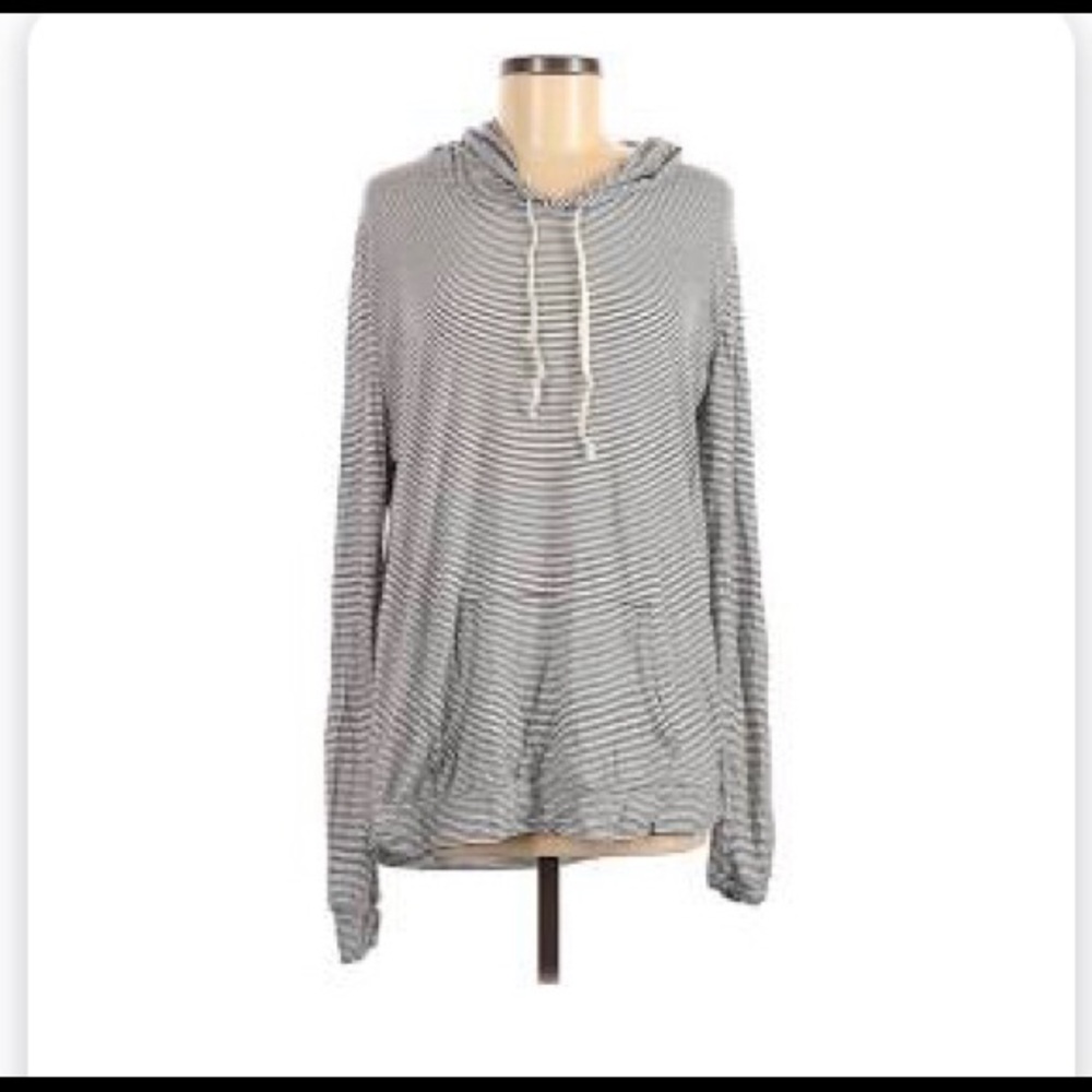 Brandy melville rare striped pullover hoodie